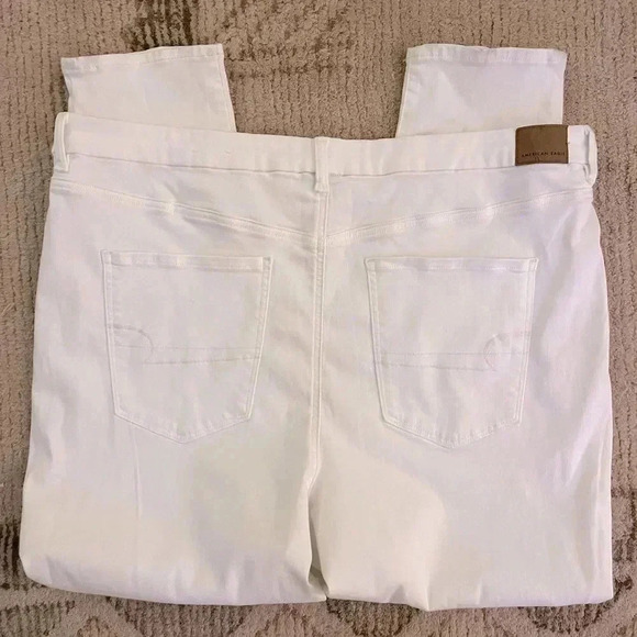 American Eagle NEW‎ Plus Size White Super Curvy Hi-Rise Jeggings Sz 24 Short - Picture 9 of 9